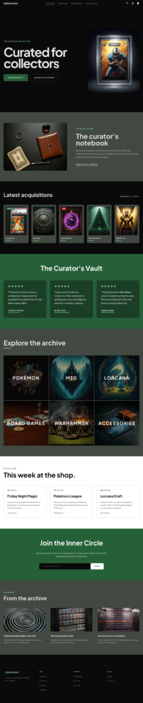 Homepage — Updated Palette