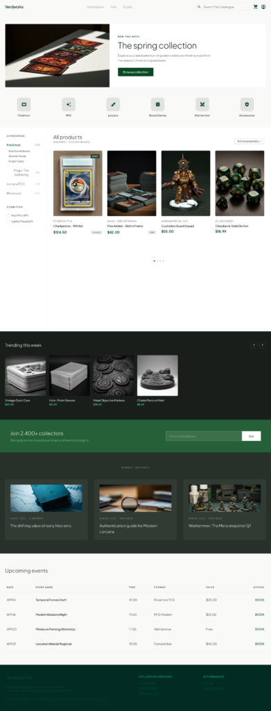 NW Homepage — The Catalogue