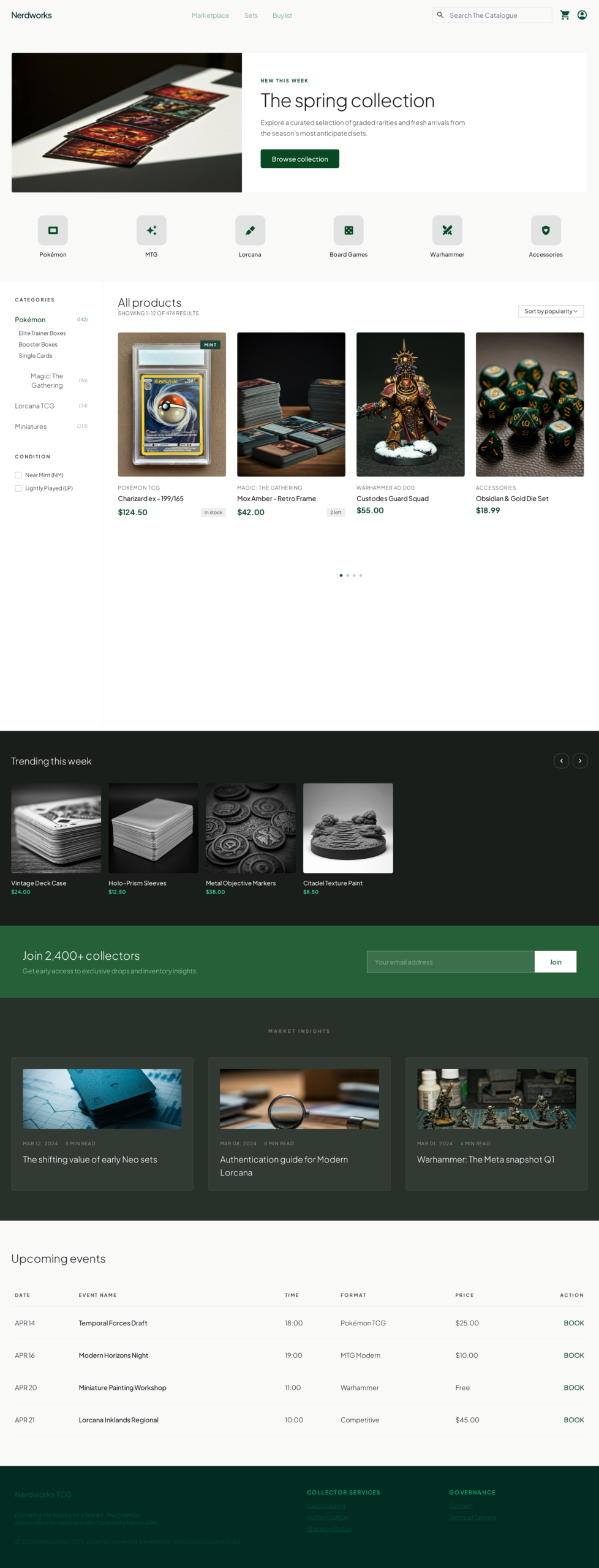 NW Homepage — The Catalogue