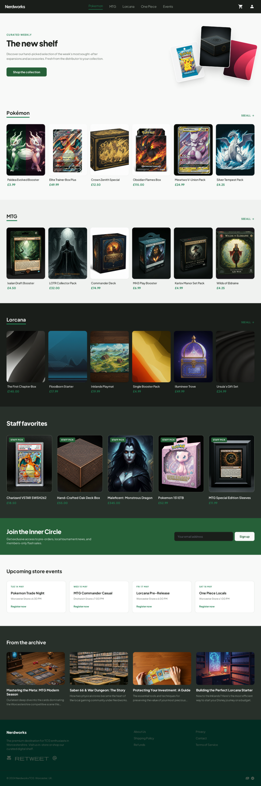 NW Homepage — The Shelf