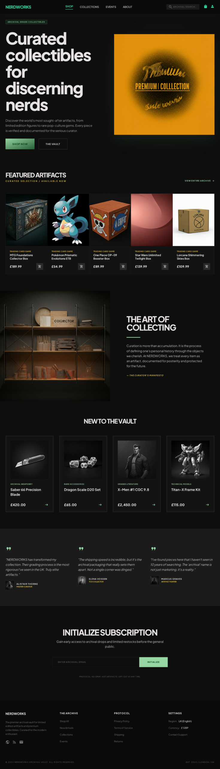 NW Homepage — Minimal 3-Colour Test (SG-TEST)