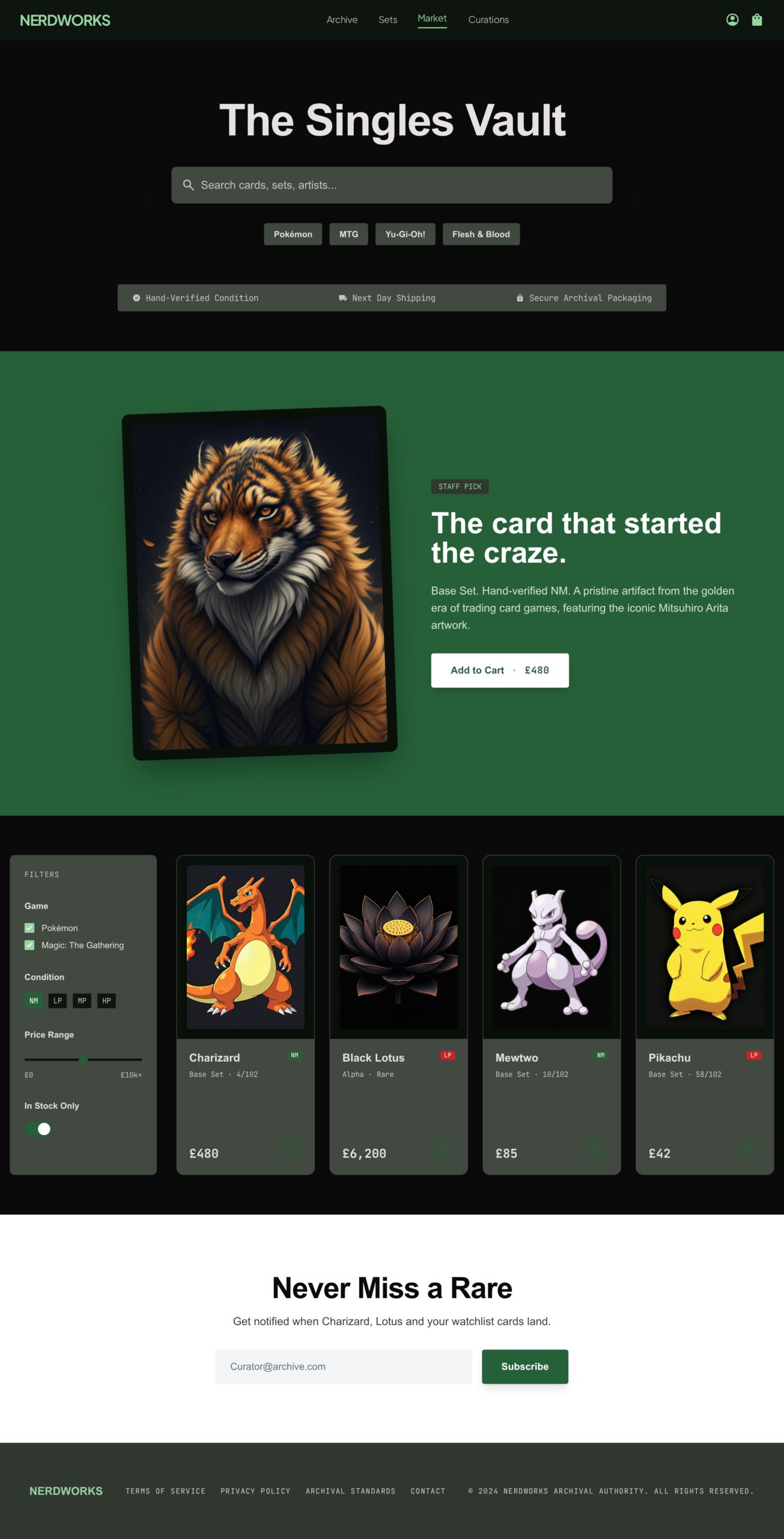 Singles Archive — Updated Palette