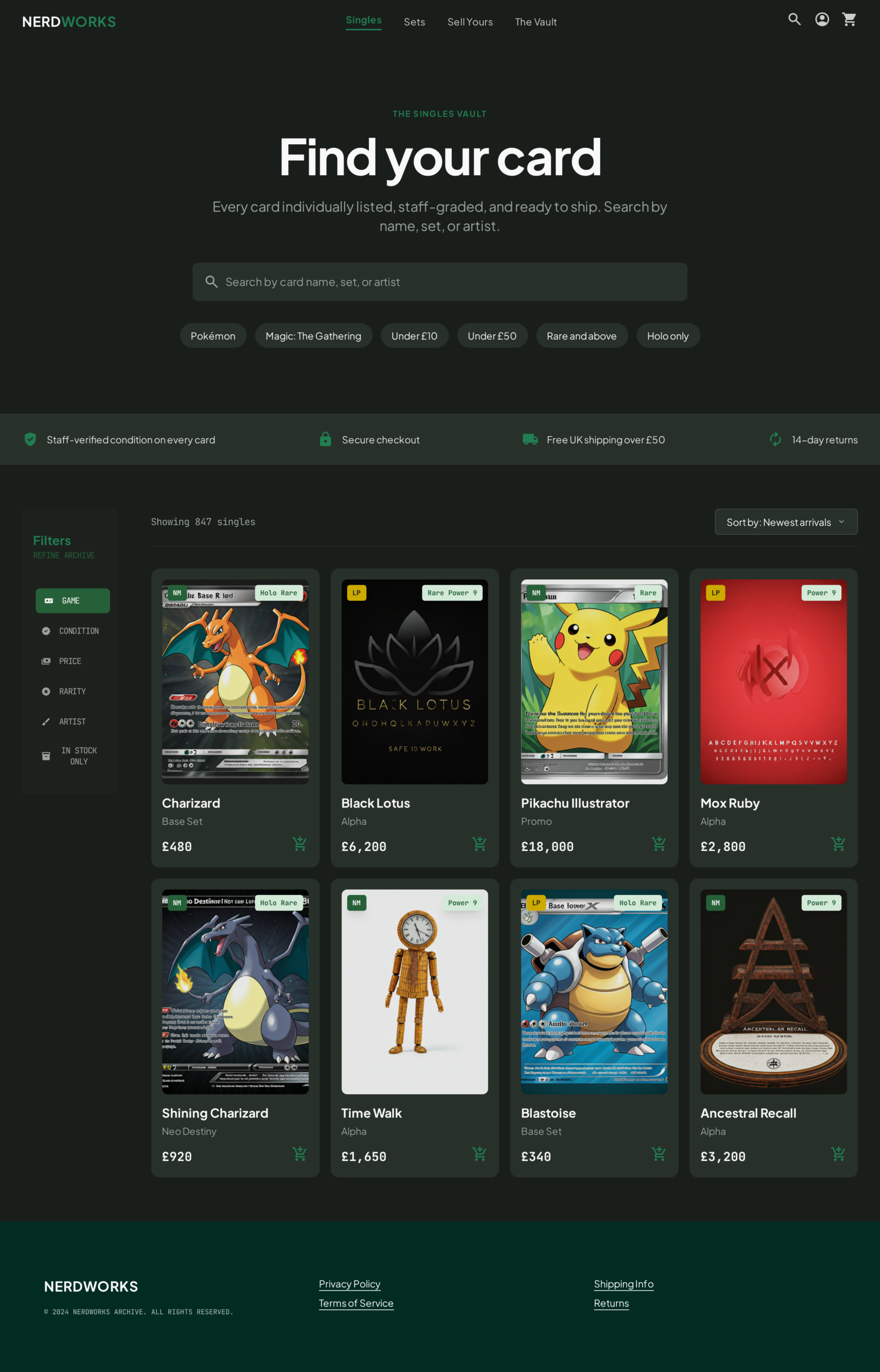 Singles Archive Variant A