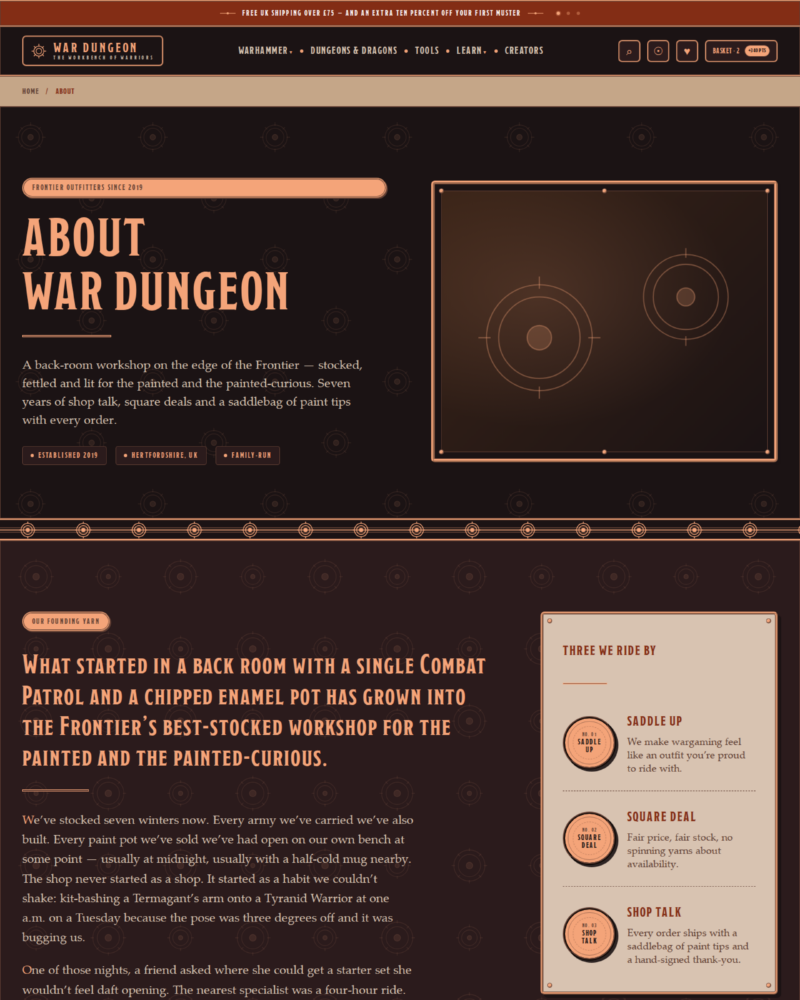 War Dungeon — About