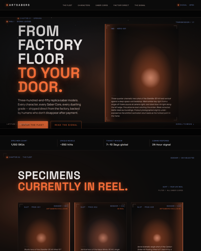ARTSABERS — Homepage