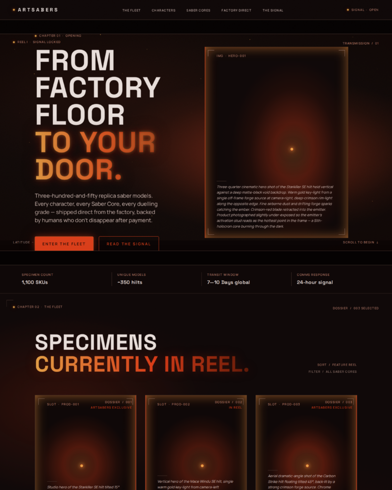 ARTSABERS — Homepage