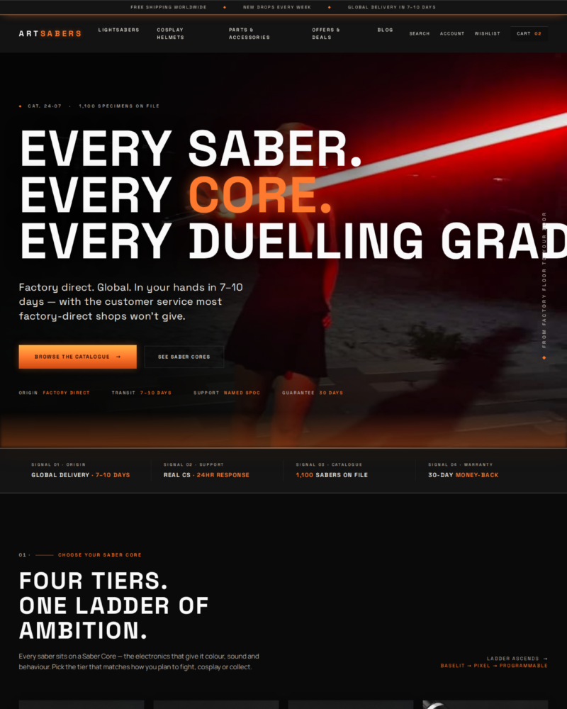 ARTSABERS — Homepage