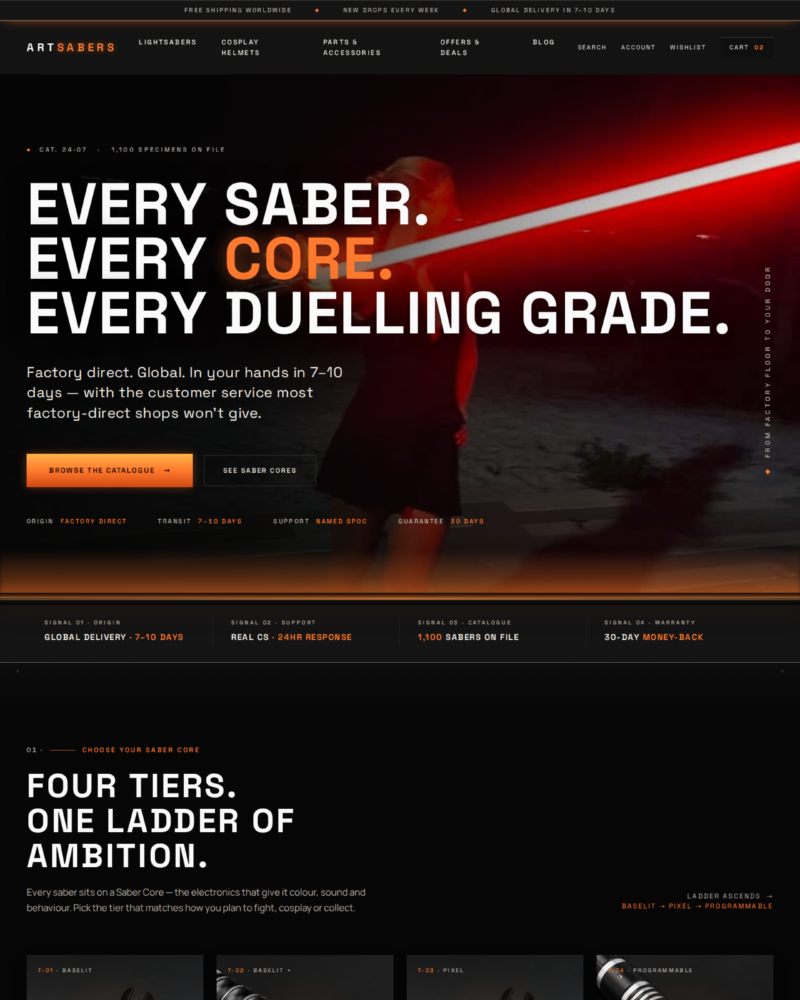 ARTSABERS — Homepage