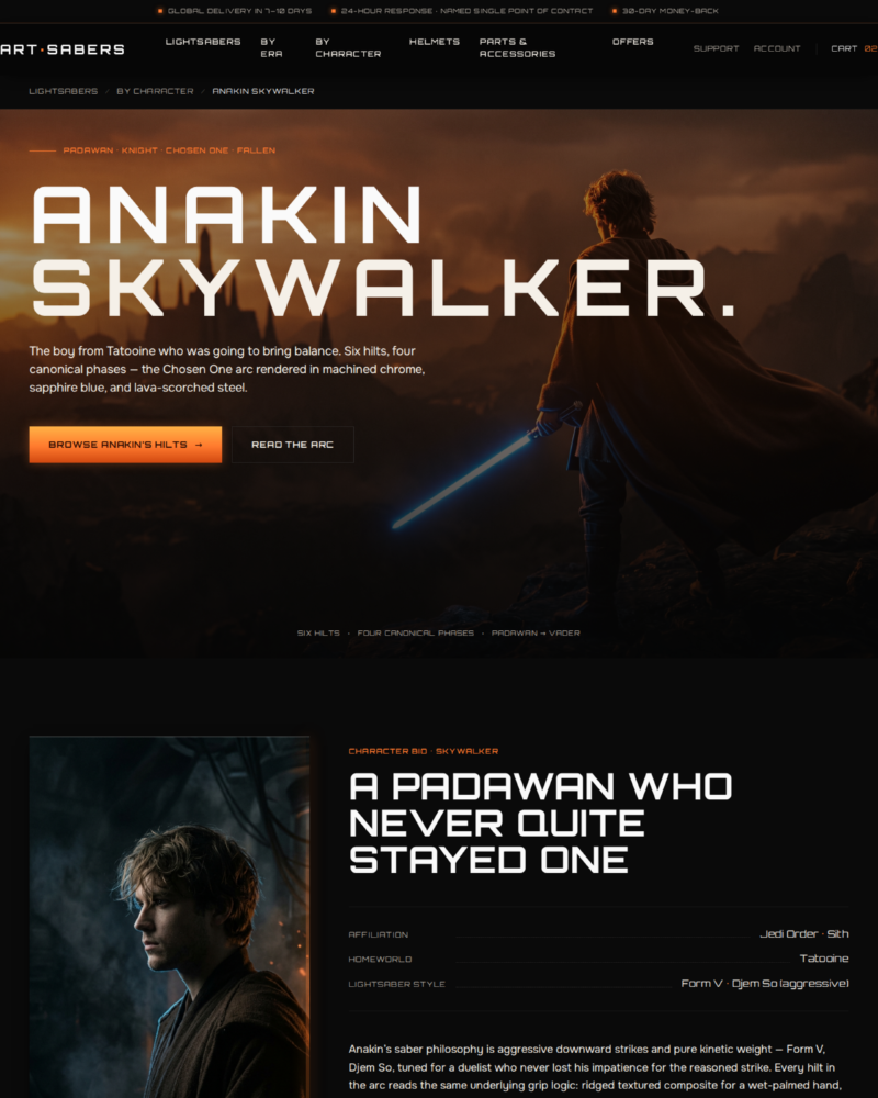 ARTSABERS — Character Category