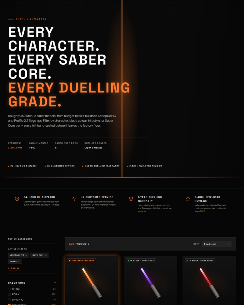 ARTSABERS — Shop Archive