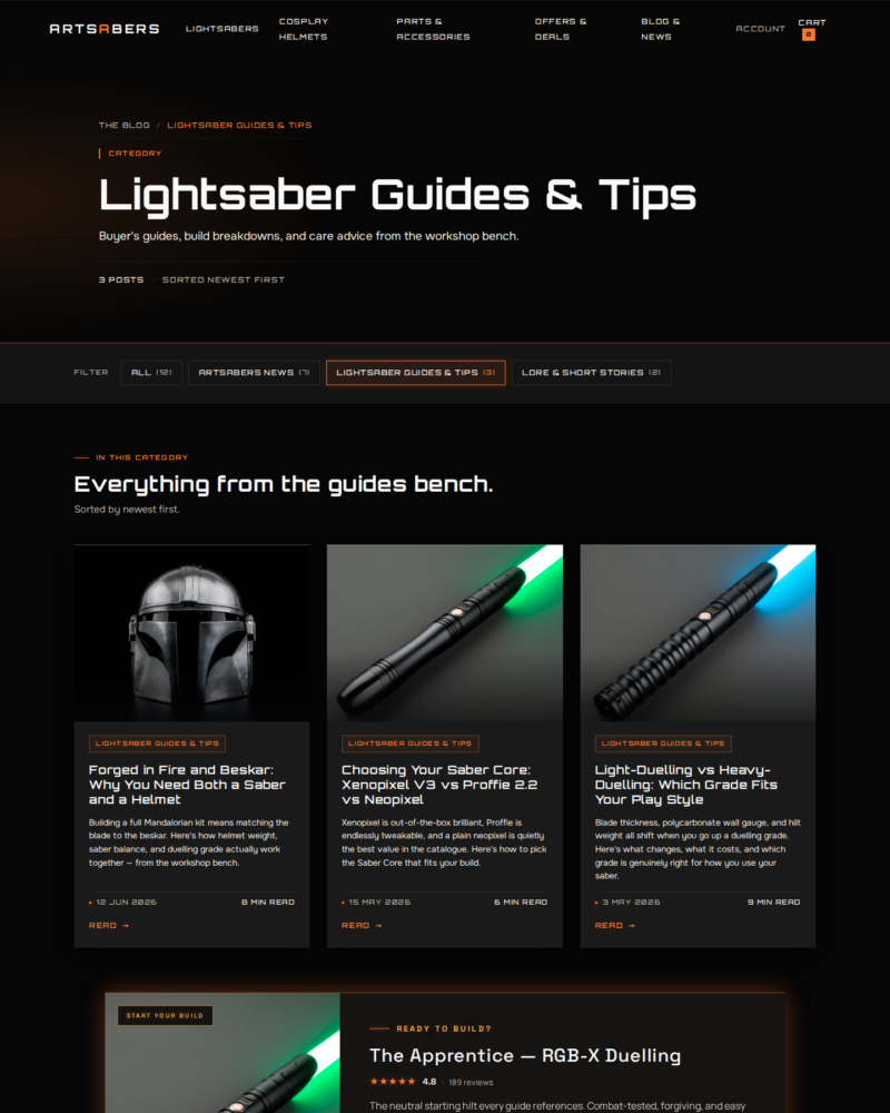 ARTSABERS — Blog Category ·