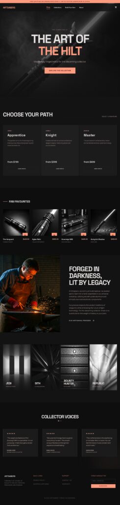 Homepage V1 Kyber Relic