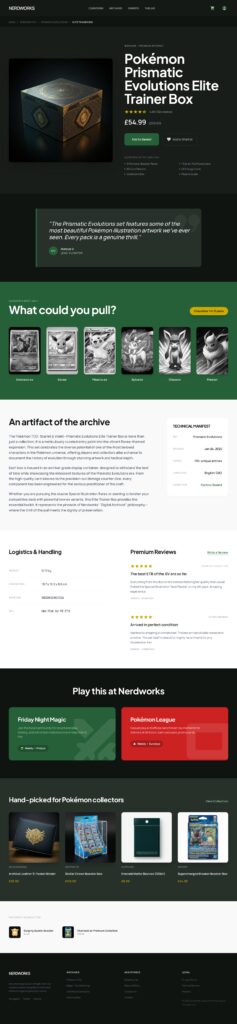 Product Showcase Dark